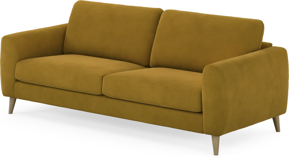 Bridge - 3-sits soffa - Gul