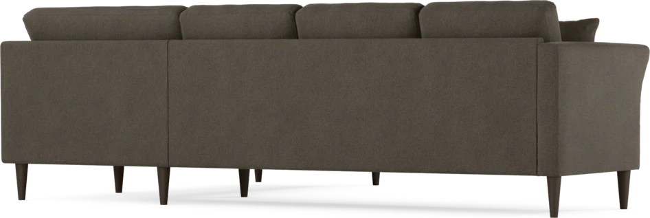 Eden - Hörnsoffa, 3+2-sits - Brun
