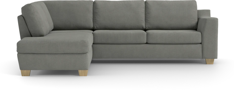Friday - 2,5-sits soffa med divan vänster - Grå