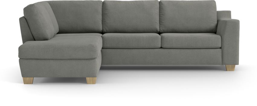 Friday - 2,5-sits soffa med divan vänster - Grå