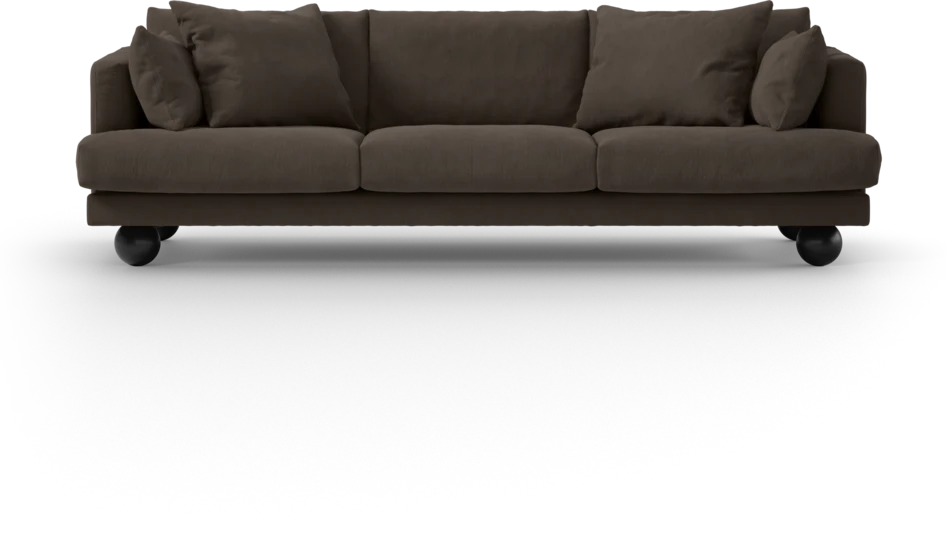 Harper - 4-sits soffa - Brun