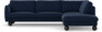 Madison Lux - 3-sits soffa med divan höger - Blå