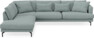 Harper - 3-sits soffa med divan vänster - Grön