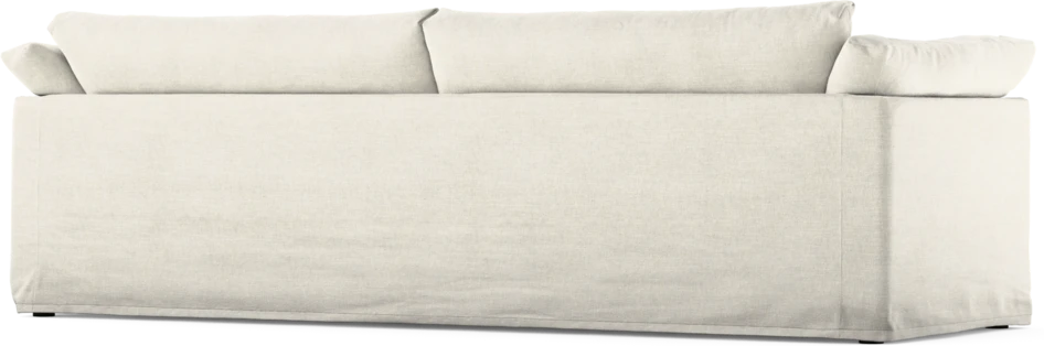 Cherrie - 4-sits soffa med kappa - Vit