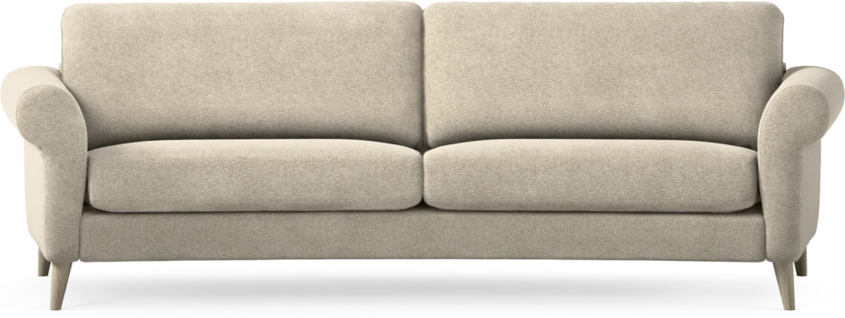 Bridge - 3-sits soffa svängd - Beige