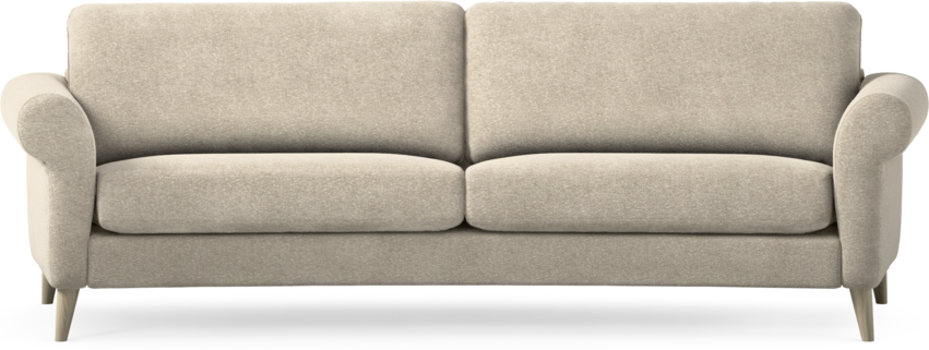 Bridge - 3-sits soffa svängd - Beige