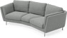 Madison - 3-sits soffa svängd, 70 cm - Grå