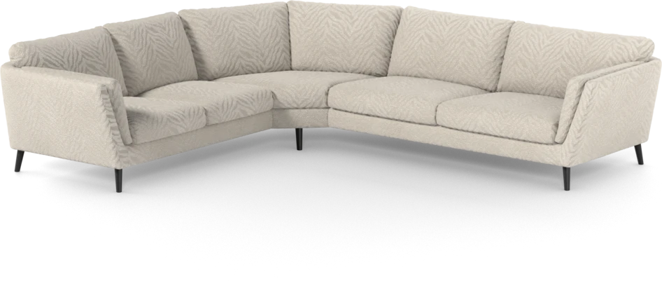 Madison Lux - Hörnsoffa 2+3-sits, hörn 2 - Vit