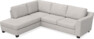 Friday - 2,5-sits soffa med divan vänster - Grå