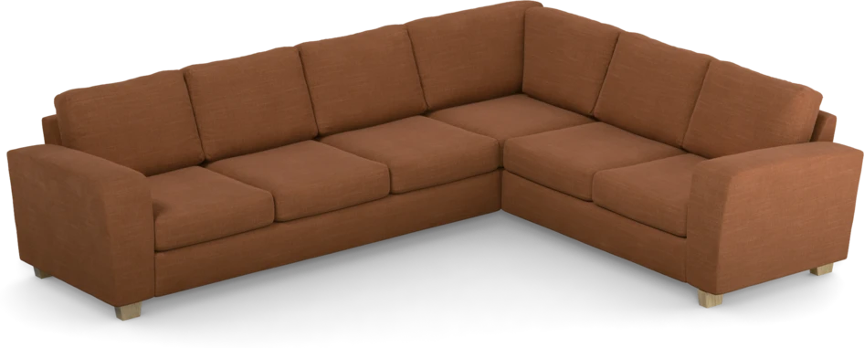 Friday - Hörnsoffa, 3+2-sits - Orange