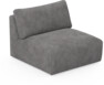 Free - 1,5-sits utan armstöd - Grå