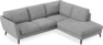 Madison Lux - 2-sits soffa med divan höger - Vit