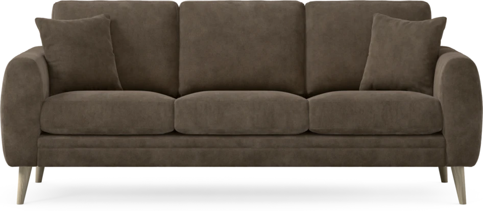 Eden - 3-sits soffa - Brun