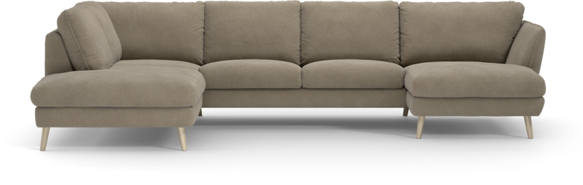 Madison Lux - 2-sits soffa med divan vänster och schäslong höger - Beige