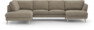 Madison Lux - 2-sits soffa med divan vänster och schäslong höger - Beige