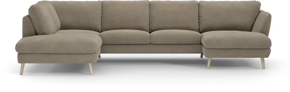 Madison Lux - 2-sits soffa med divan vänster och schäslong höger - Beige