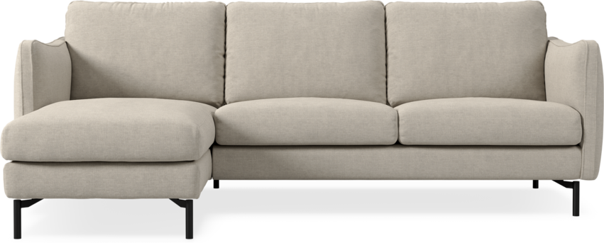 Madison Lux - 2-sits soffa med schäslong vänster - Beige