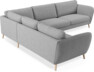 Madison Lux - Hörnsoffa 2+3-sits, hörn 1 - Grå