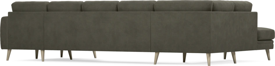 Eden - 3-sits soffa med divan vänster och schäslong höger - Grå