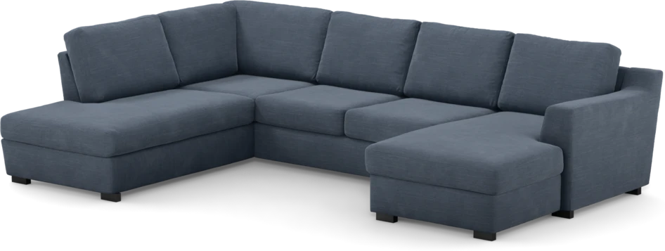 Friday - 3-sits soffa med divan vänster och schäslong höger - Blå