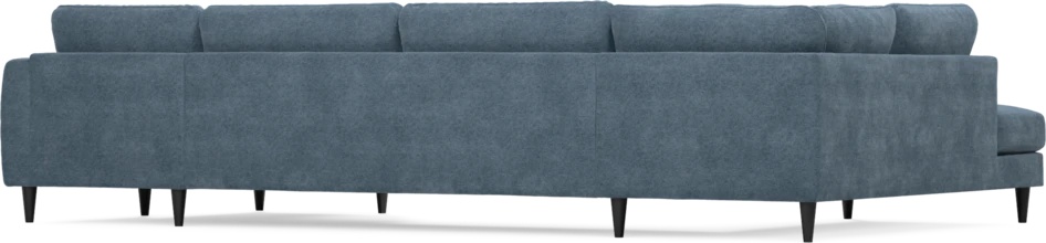 Bridge - 3-sits soffa med divan vänster och schäslong höger - Blå
