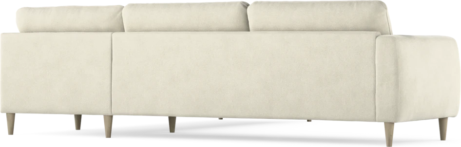 Bridge - Hörnsoffa, 3+3-sits - Vit