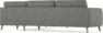 Bridge - Hörnsoffa, 3+2-sits - Grå