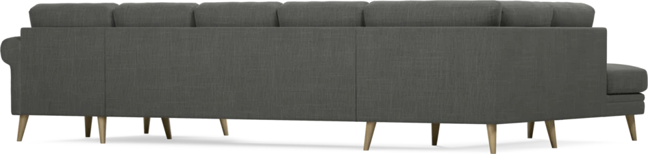 Eden - 3-sits soffa med divan vänster och schäslong höger - Grå