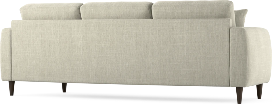 Eden - 3-sits soffa svängd - Beige