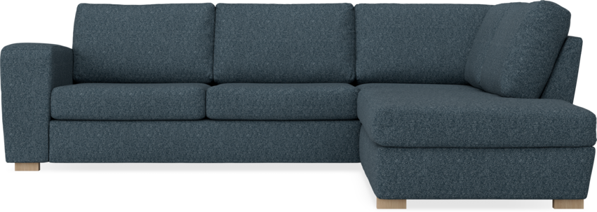 Friday - 2,5-sits soffa med divan höger - Blå