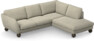 Madison Lux - 2-sits soffa med divan höger - Beige