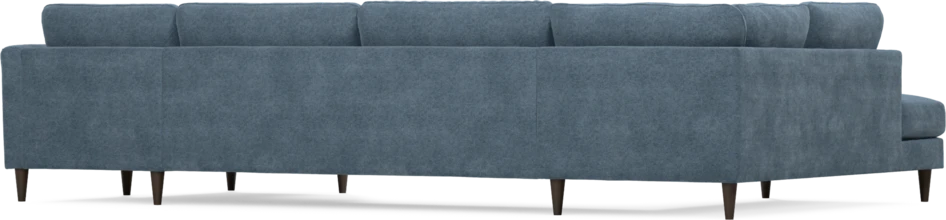 Bridge - 3-sits soffa med divan vänster och schäslong höger - Blå