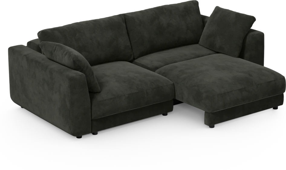 Amie - Bäddsoffa 3-sits - Svart