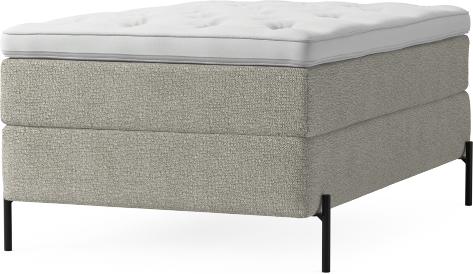 Delux Exclusive - Kontinentalsäng, enkelsäng 120 cm med bäddmadrass och sängben