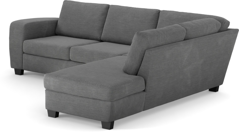 Friday - 2,5-sits soffa med divan höger - Grå