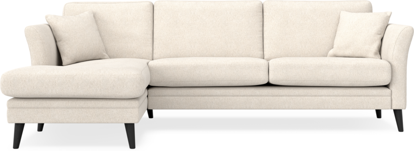 Eden - 2,5-sits soffa med schäslong - Beige