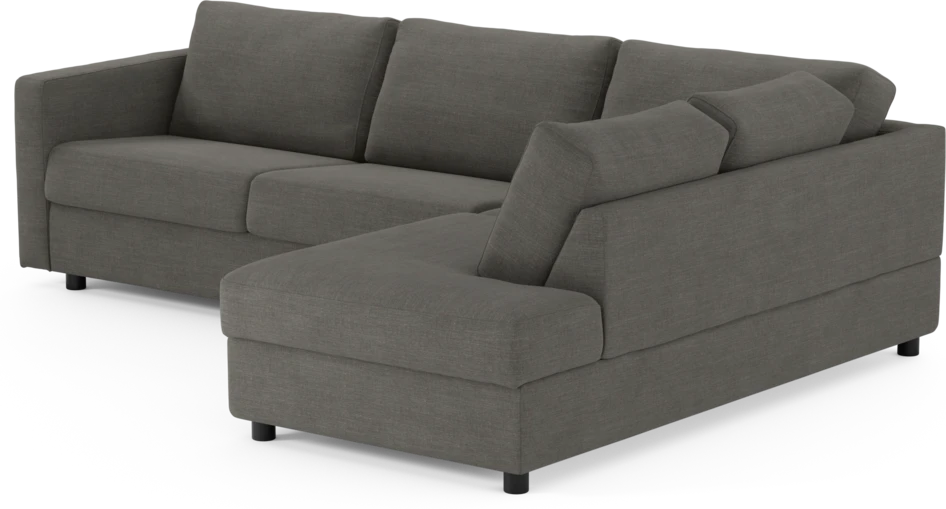 Lindö - Bäddsoffa 2,5-sits med divan - Grå