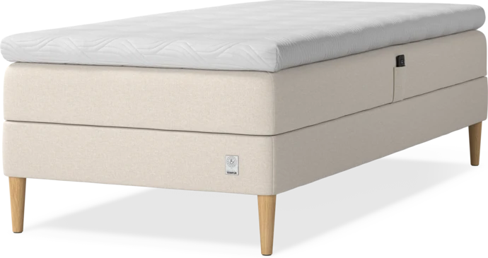 Cape Selene, Ställbar säng, enkelsäng med bäddmadrass