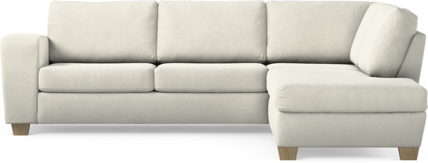 Friday - 2,5-sits soffa med divan höger - Vit