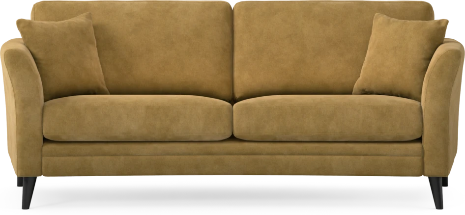 Eden - 2,5-sits soffa svängd - Gul