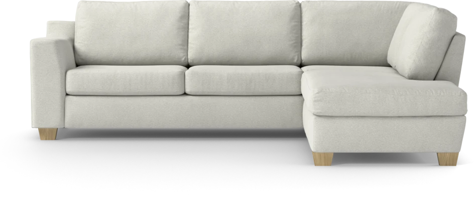 Friday - 2,5-sits soffa med divan höger - Vit