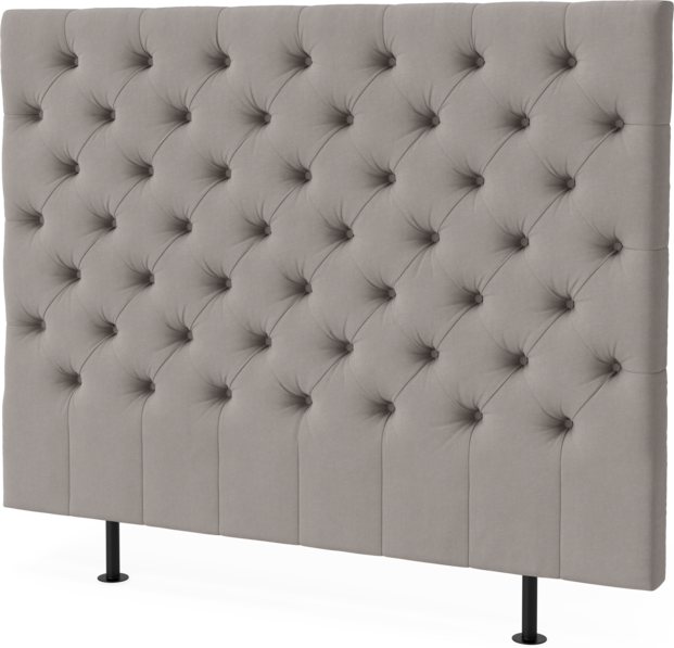 Cape pikerad - Sänggavel, 90-210 cm - Grå