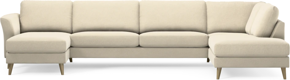 Bridge - 3-sits soffa med schäslong vänster och divan höger - Beige