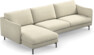 Madison Lux - 3-sits soffa med schäslong vänster - Vit