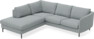 Madison - 2-sits soffa med divan vänster - Turkos