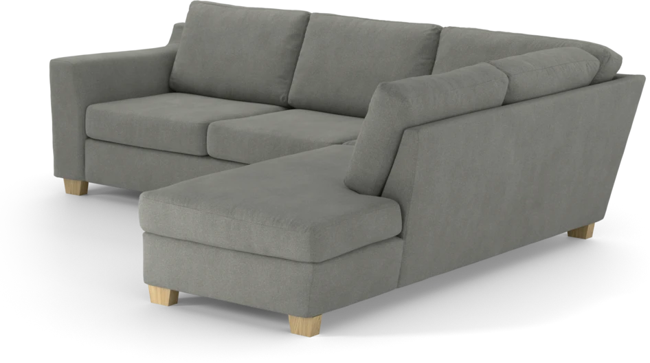 Friday - 2,5-sits soffa med divan höger - Grå