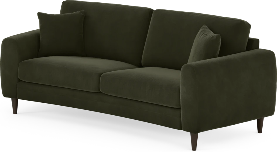 Eden - 2,5-sits soffa svängd - Grön