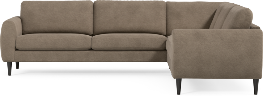 Bridge - Hörnsoffa, 3+2-sits - Brun