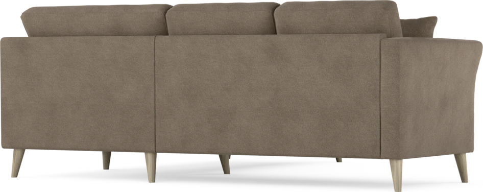 Eden - Hörnsoffa, 2+2-sits - Brun