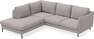 Madison - 2-sits soffa med divan vänster - Grå